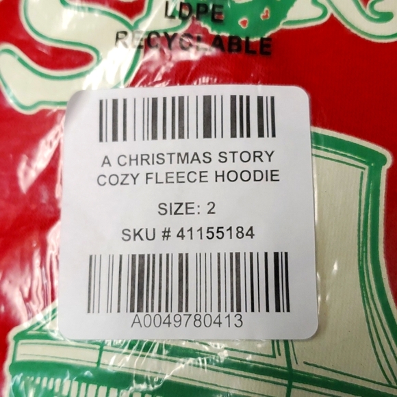 ❤️NWT VINTAGE TORRID HOODIE A CHRISTMAS STORY LEG LAMP HOLIDAY RALPHIE PLUS SIZE - Picture 10 of 13